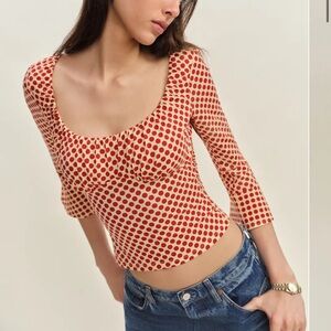 Reformation Effie Knit Top